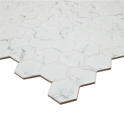 MSI Carrara Matte 2" Hexagon Tile