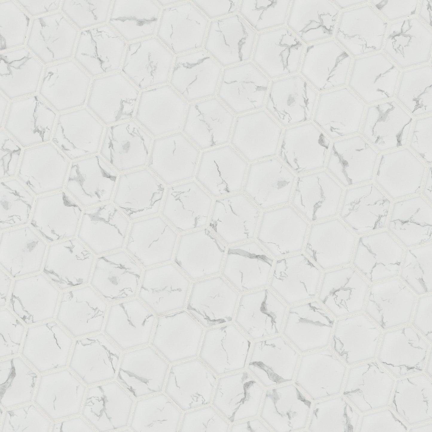 MSI Carrara Matte 2" Hexagon Tile