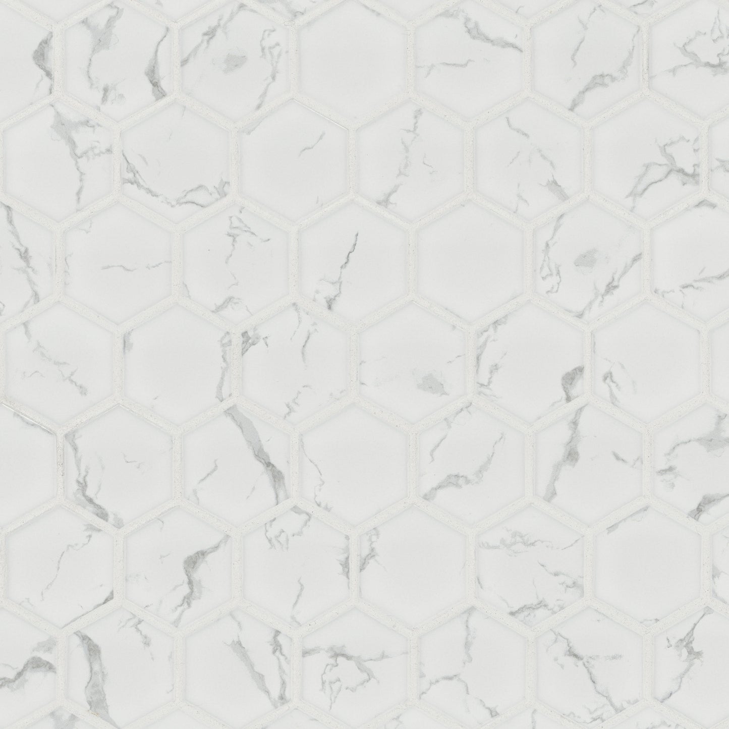 MSI Carrara Matte 2" Hexagon Tile