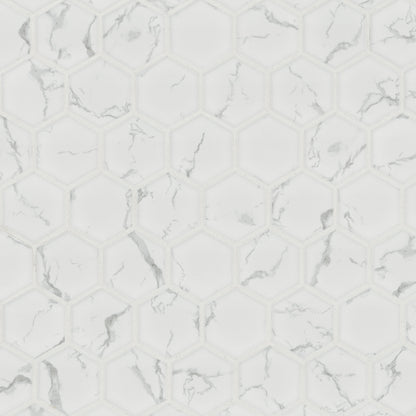 MSI Carrara Matte 2" Hexagon Tile