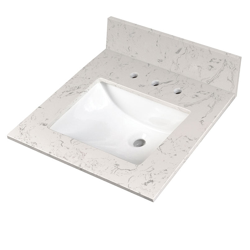 MSI Carrara Sky Vanity Top With Sink