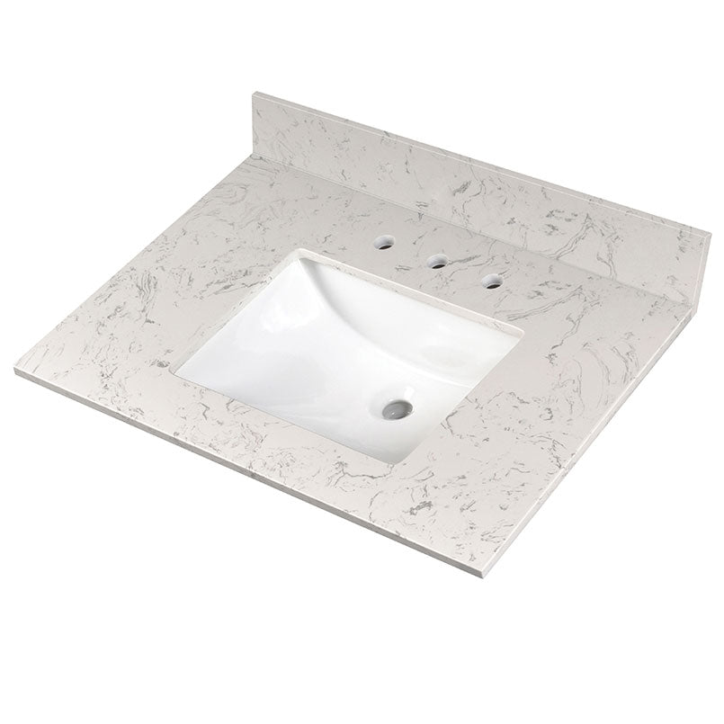 MSI Carrara Sky Vanity Top With Sink