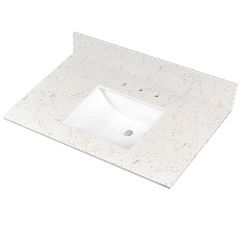 MSI Carrara Sky Vanity Top With Sink