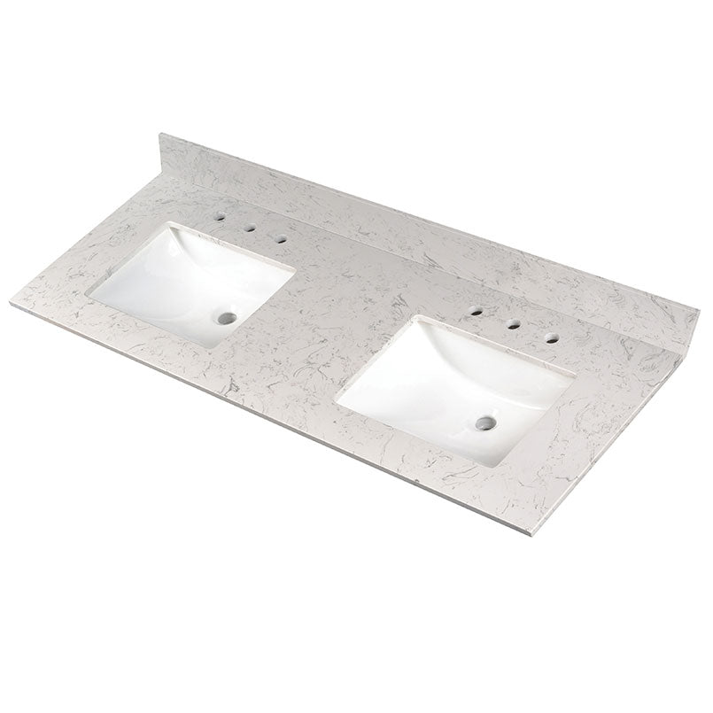 MSI Carrara Sky Vanity Top With Sink
