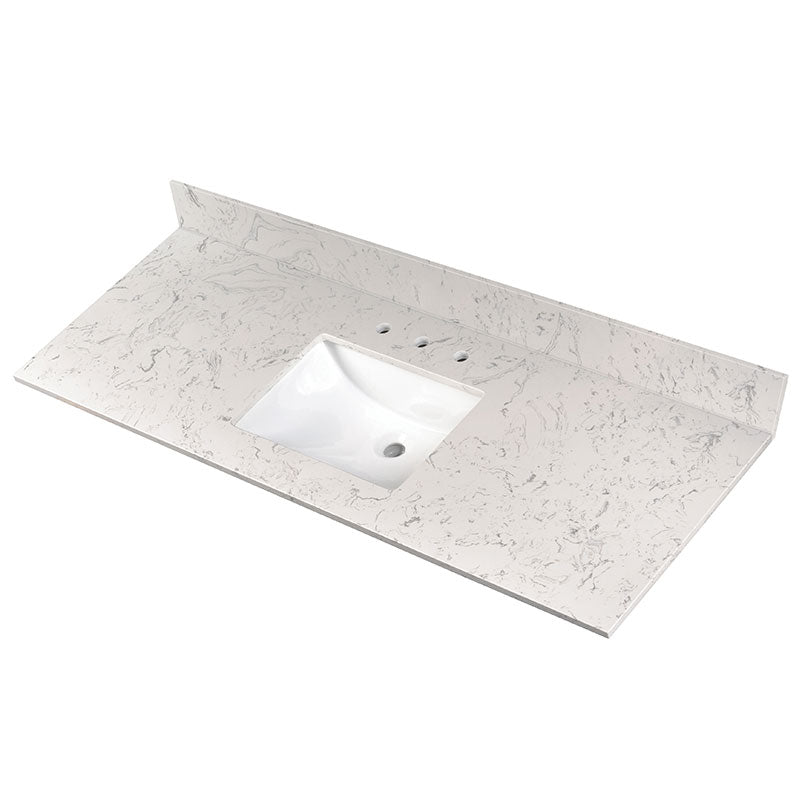 MSI Carrara Sky Vanity Top With Sink