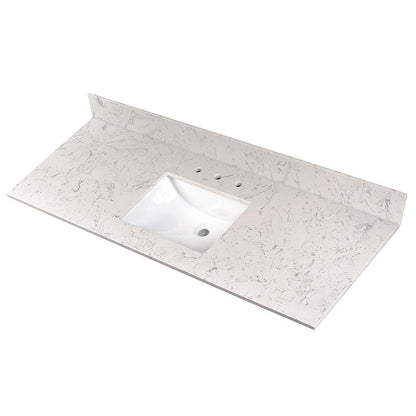 MSI Carrara Sky Vanity Top With Sink