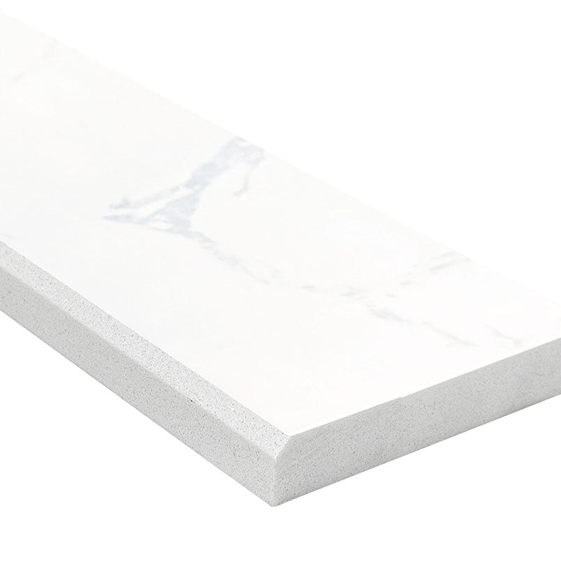 MSI Carrara White 4x36 Double Beveled Polished Threshold
