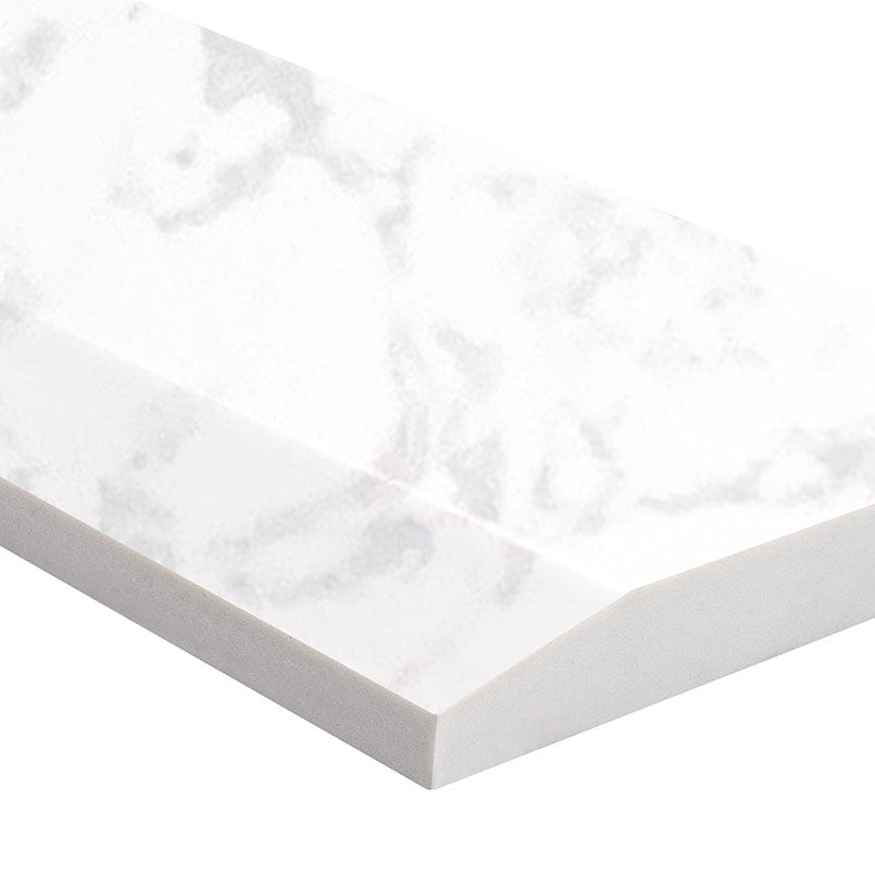 MSI Carrara White 5x30 Single Hollywood Polished Threshold