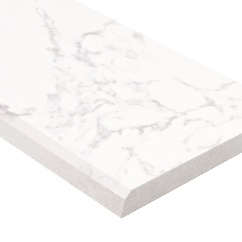 MSI Carrara White 6x73 Single Beveled Polished Threshold