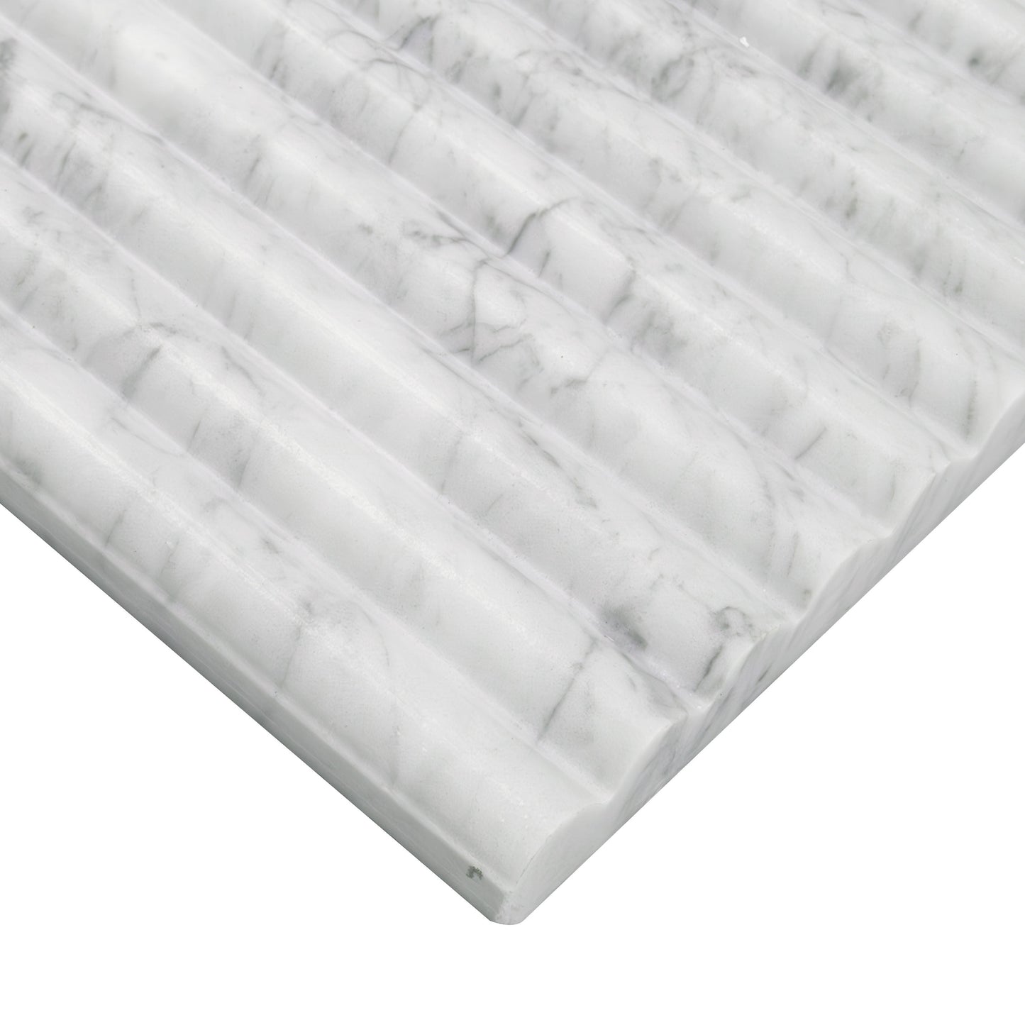 MSI Carrara White Milano Ribbo 12x24 Honed