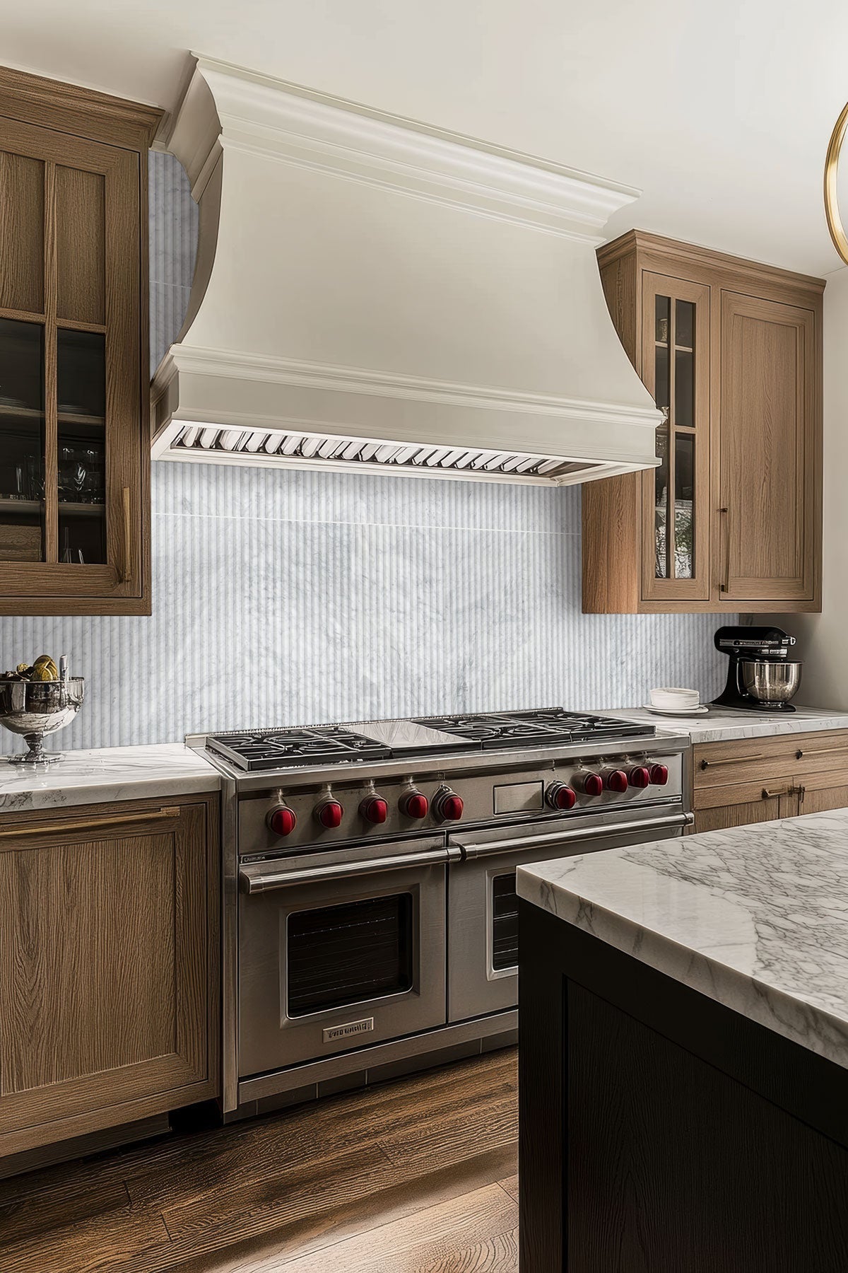 MSI Carrara White Milano Ribbo 12x24 Honed