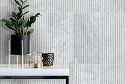 MSI Carrara White Milano Ribbo 12x24 Honed