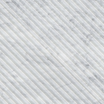 MSI Carrara White Valentino Fluto 12x24 Honed