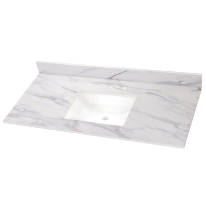 MSI Calacatta Castana®Vanity Top With Sink