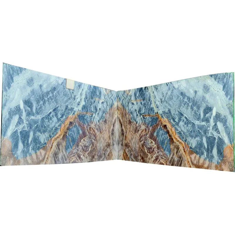 Cielo Marrone Bookmatching Marble Slab