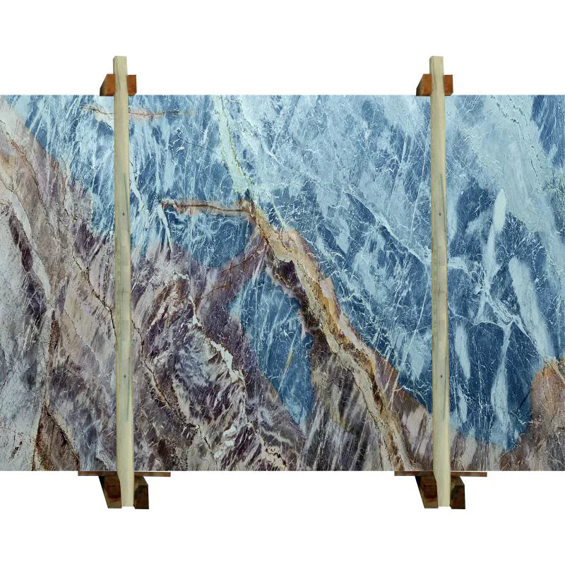 Cielo Marrone Bookmatching Marble Slab