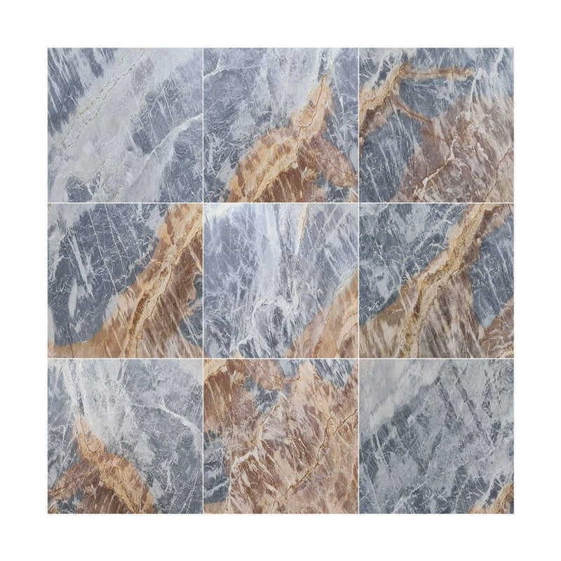 Cielo Marrone Marble Polished Floor and Wall Tile