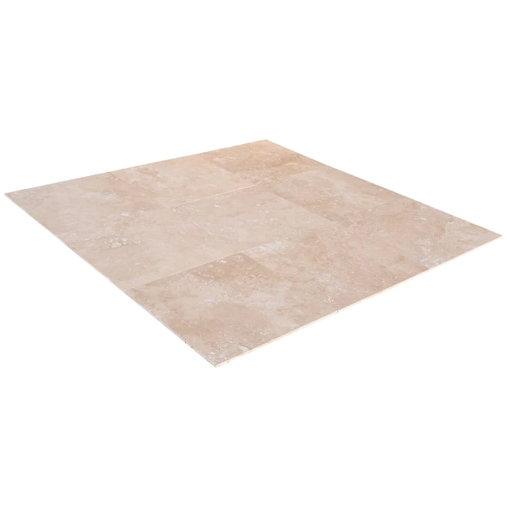 Classic Light Travertine Honed Floor and Wall Tile SKU-CLT12x12HF sngle view