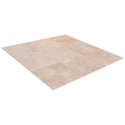 Classic Light Travertine Honed Floor and Wall Tile SKU-CLT12x12HF sngle view