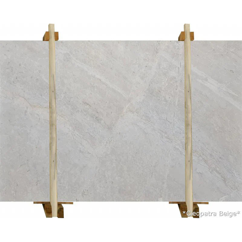 Cleopatra Beige Bookmatching Polished Marble Slab