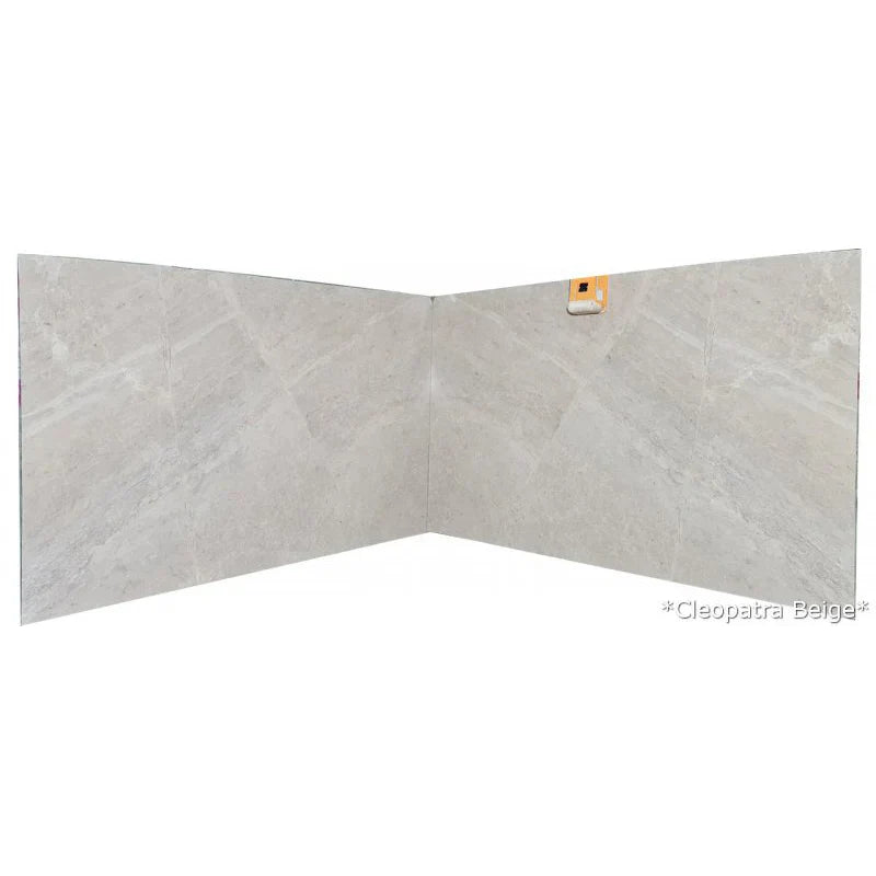 Cleopatra Beige Bookmatching Polished Marble Slab