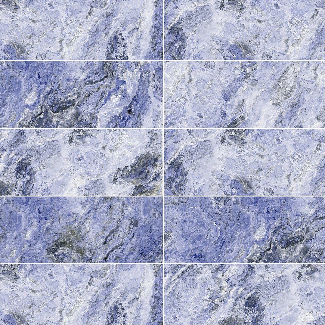Cloud Cobalt, 6" x 20" - Porcelain Tile - view 7