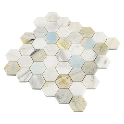 MSI Cloudland 2" Hexagon Polished Tile