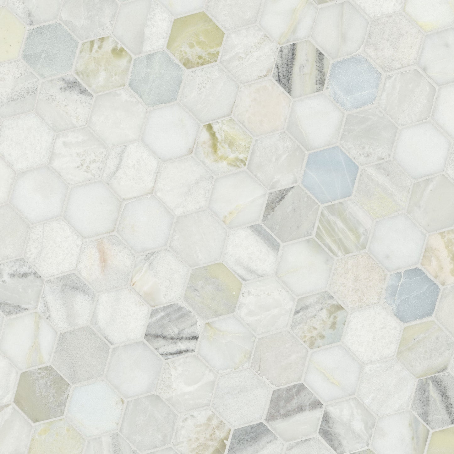 MSI Cloudland 2" Hexagon Polished Tile