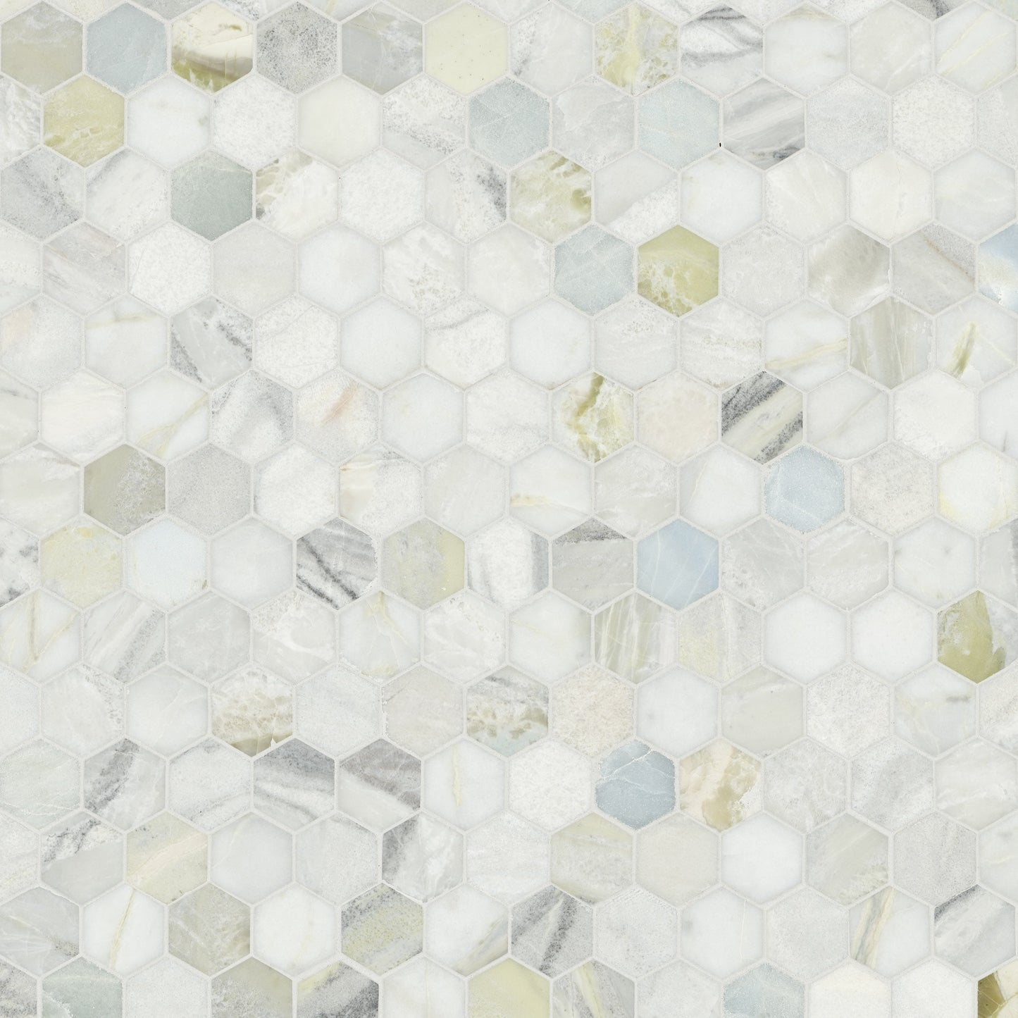 MSI Cloudland 2" Hexagon Polished Tile
