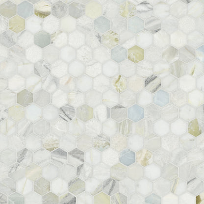 MSI Cloudland 2" Hexagon Polished Tile