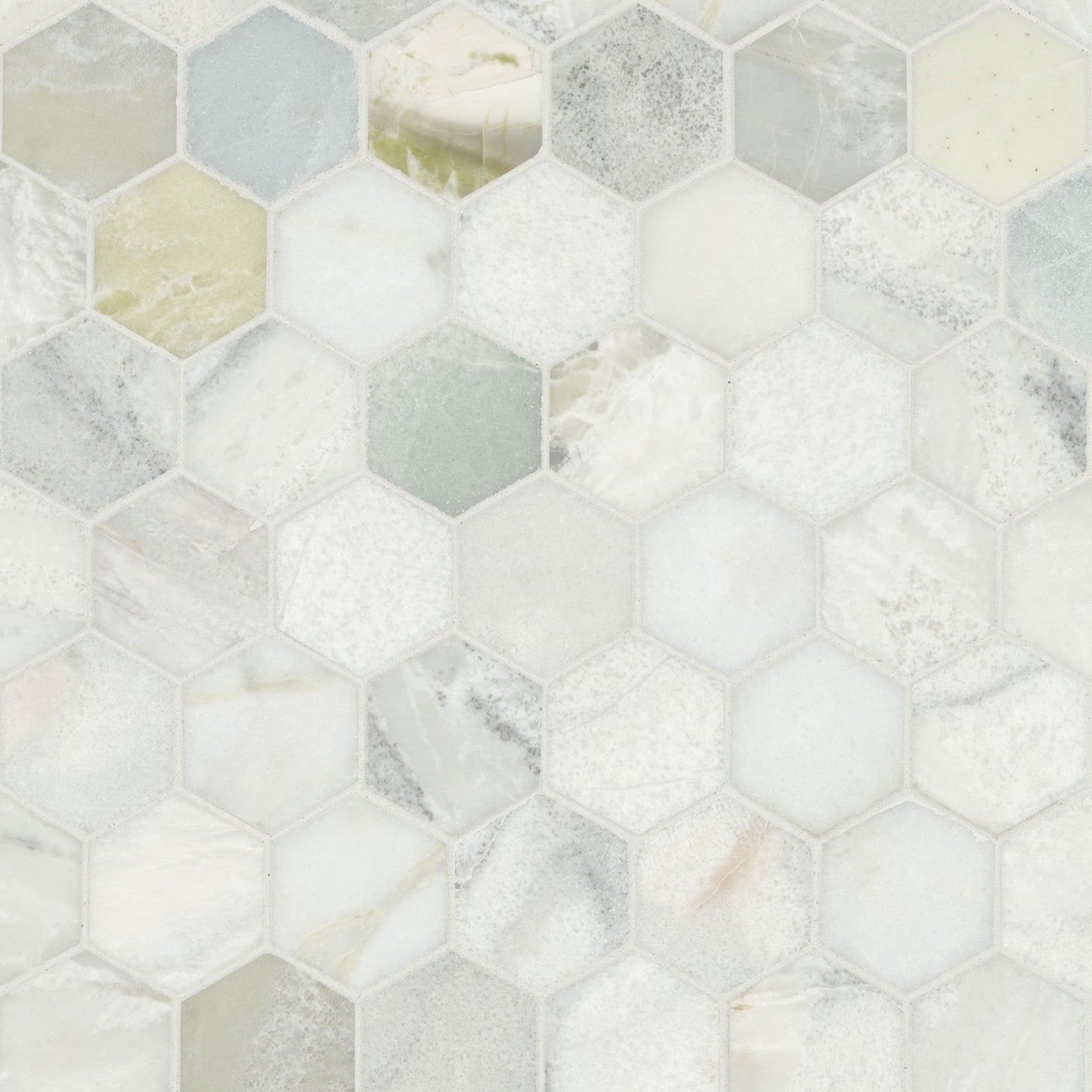 MSI Cloudland 2" Hexagon Polished Tile