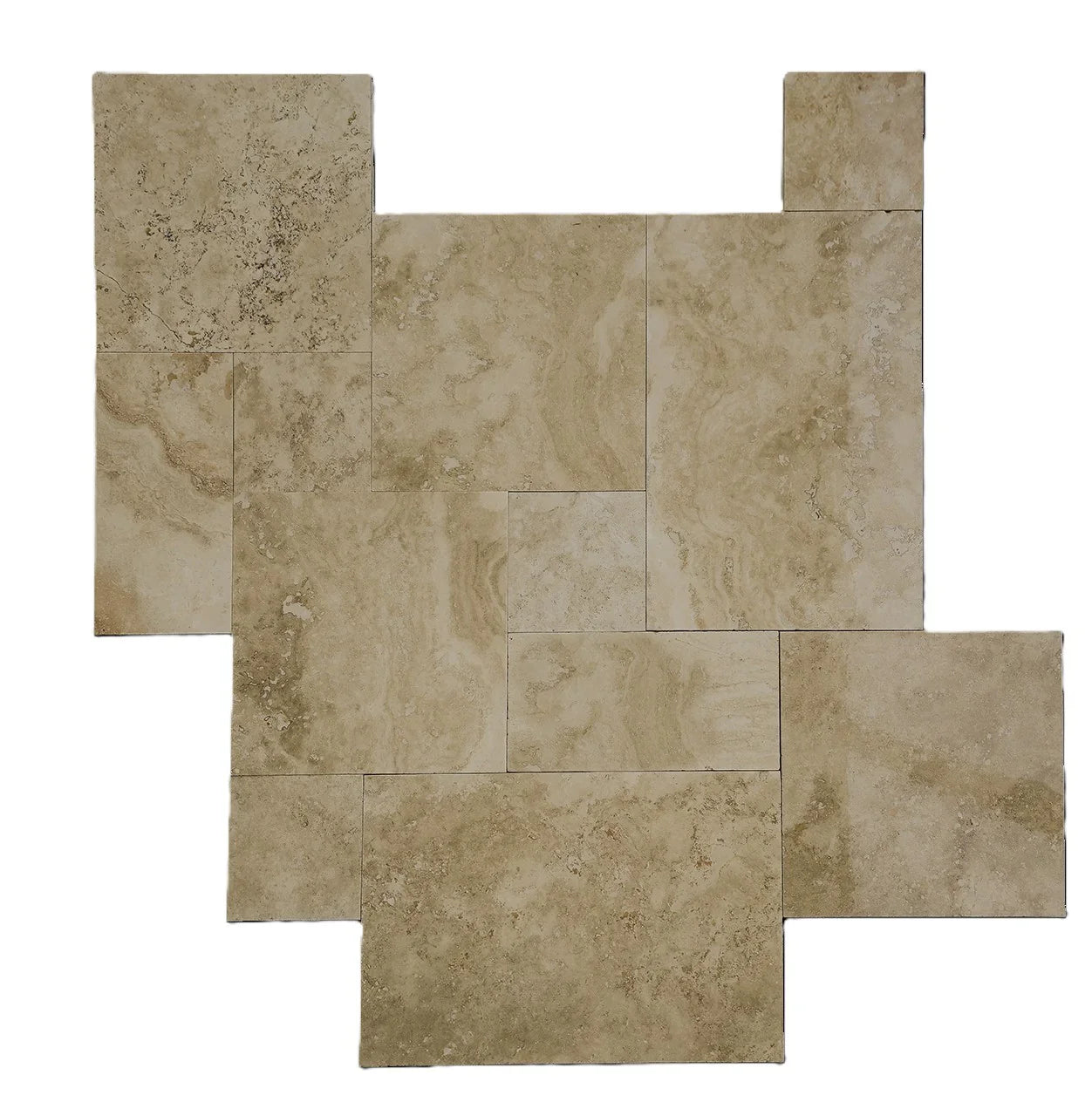 Denizli Beige Filled &amp; Tumbled Pavers (3 cm Thick)