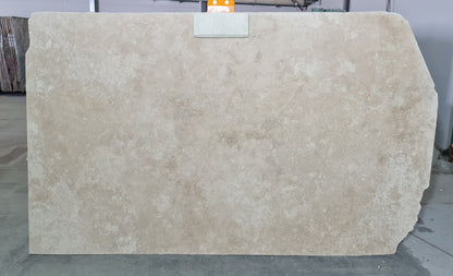 Cream Honed Travertine Slab