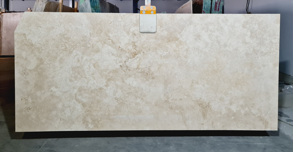 Cream Honed Travertine Slab – mayausatile