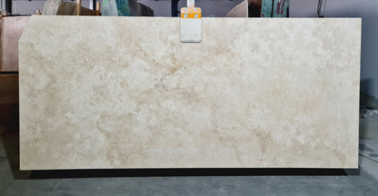 Cream Honed Travertine Slab