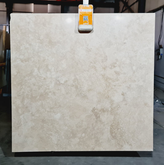 Cream Honed Travertine Slab