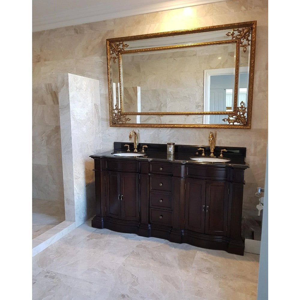 Diana Royal Beige Marble Polished Floor and Wall Tile-Large Format SKU-31731524