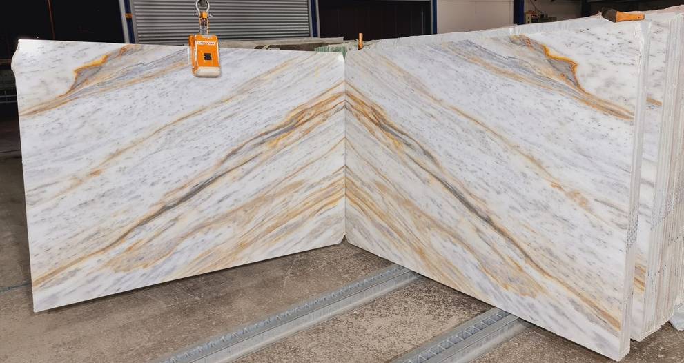 Dolce Vita Bookmatching Polished Marble Slab