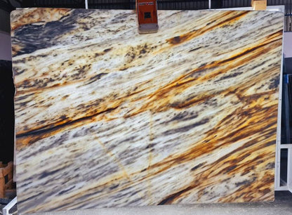 Dolce Vita Bookmatching Polished Marble Slab