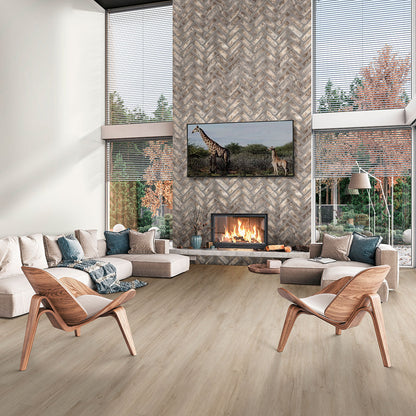 MSI Doverton Gray Reclaimed Clay Brick - Herringbone