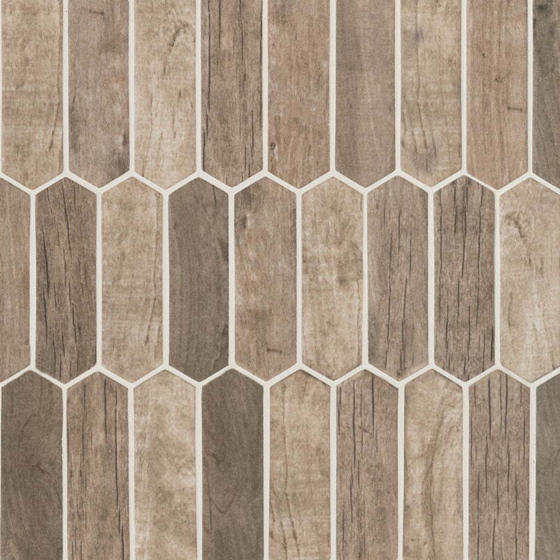 MSI Driftwood Picket Glass Tile