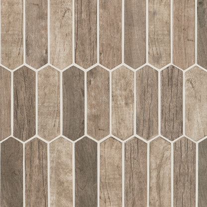 MSI Driftwood Picket Glass Tile