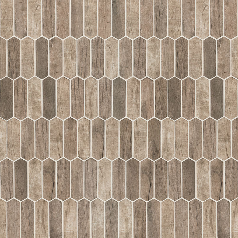 MSI Driftwood Picket Glass Tile