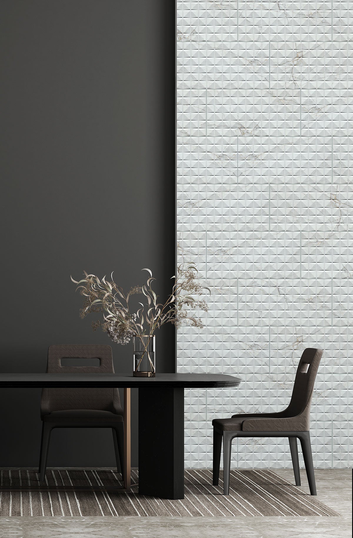 MSI Dymo Calacatta Chex White 12x24