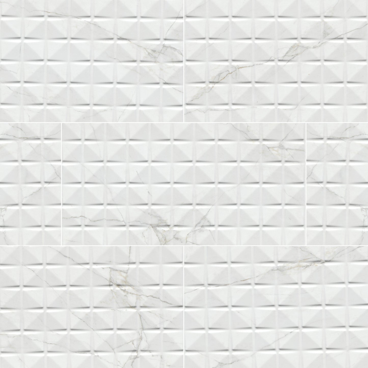 MSI Dymo Calacatta Stripe White 12x24