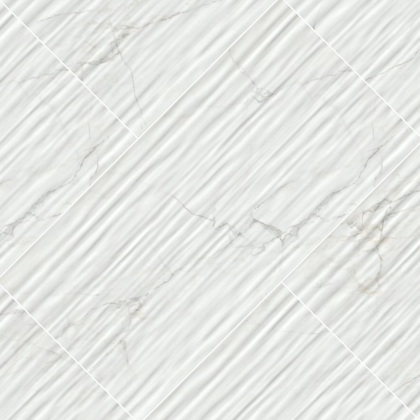 MSI Dymo Calacatta Stripe White 12x24