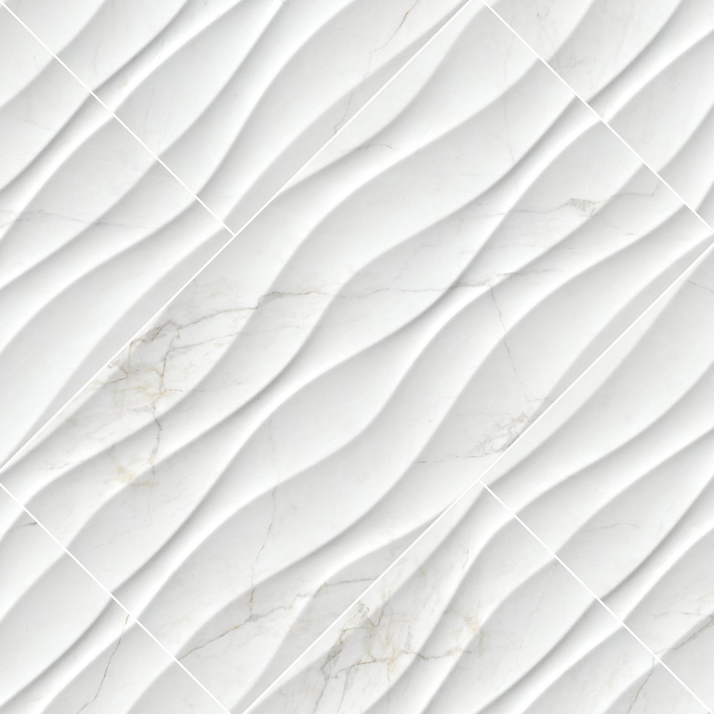 MSI Dymo Calacatta Wavy White 12x24