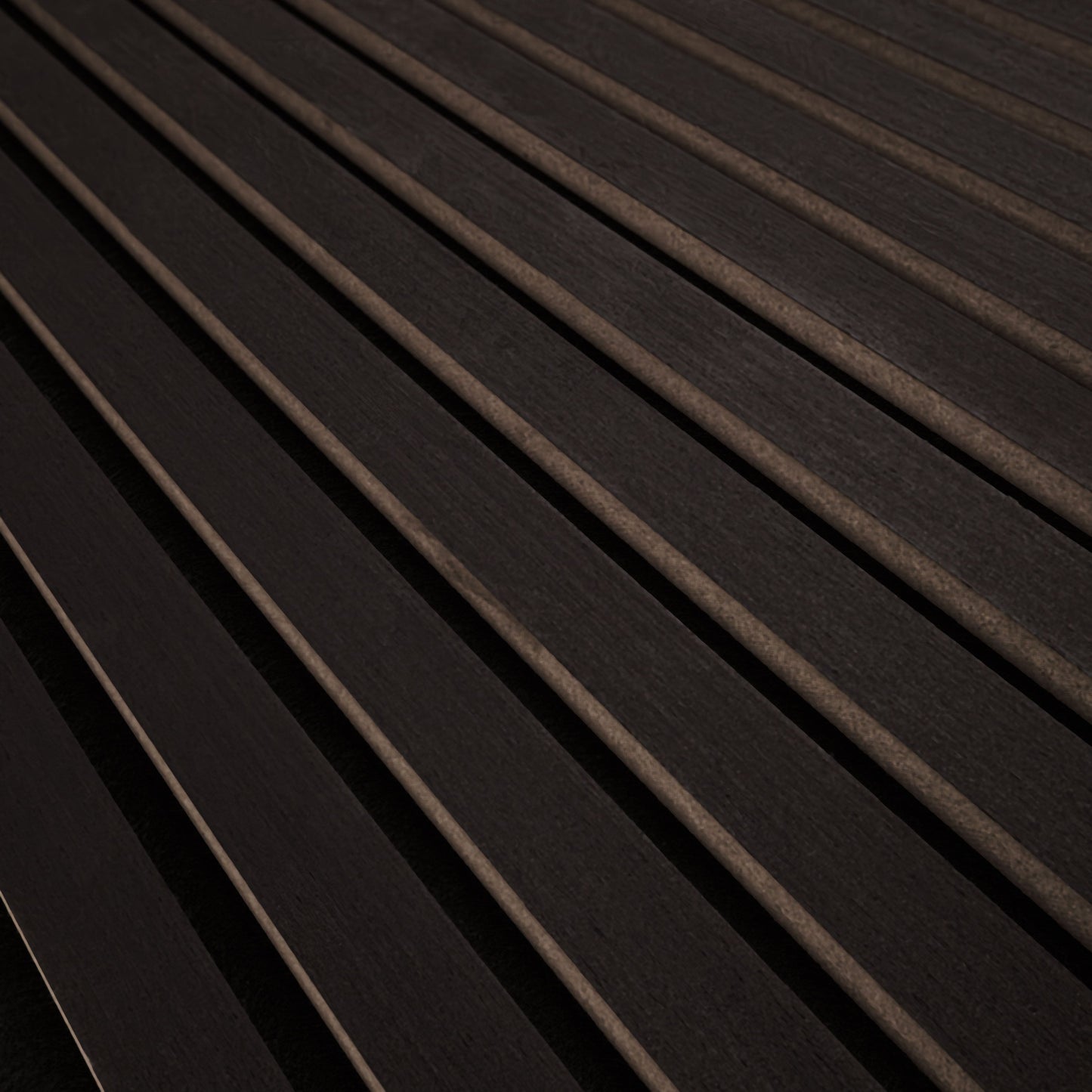 MSI Ebony Acoustic Wood Slat Panels
