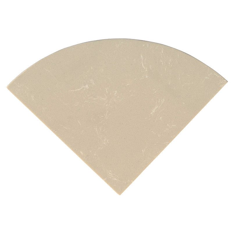 MSI Engineered Beige 9" Radius Cornershelf Polished