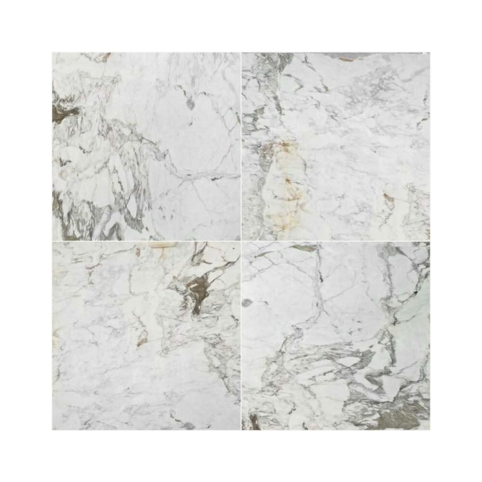 Fantasia White Exotic Marble Polished Floor and Wall Tile